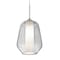 Besa Lighting Link Pendant, Clear/Opal, Satin Nickel Finish, 1x9W LED 1JT-LINKCL-LED-SN - alternate 1